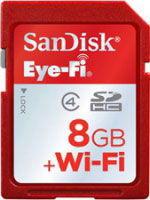 Sandisk 8GB Eye-Fi SDHC (SDSDWIFI-008G-X46)